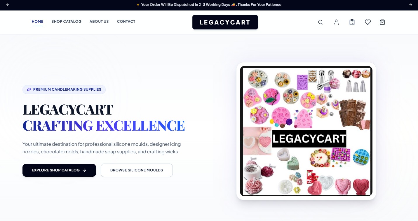 The Legacy Cart - Online Store Development by ZapCodex Ishwarpur